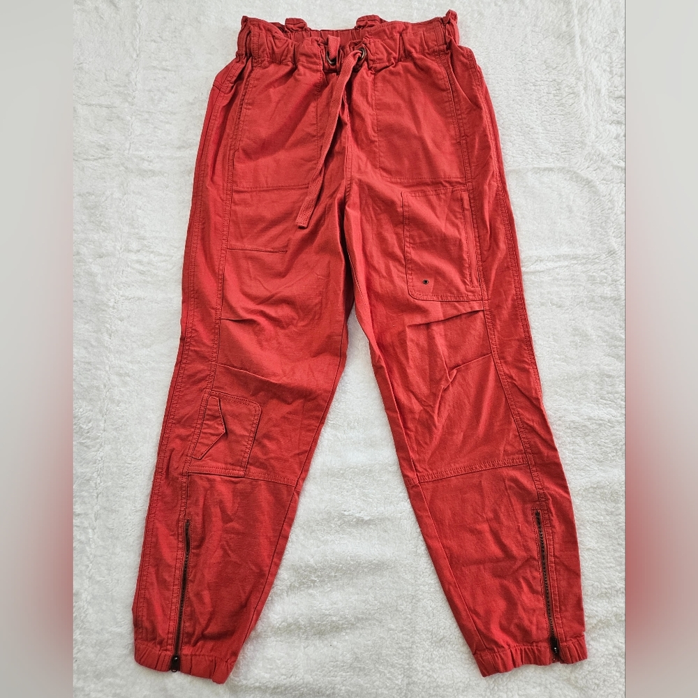 Free People Movement Spring Trekker Pants Faded Red NWT